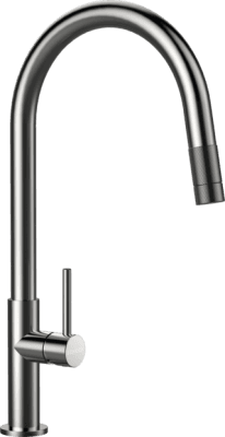 СМЕСИТЕЛ SCHOCK TALIA PULL OUT INOX thumbnail 1