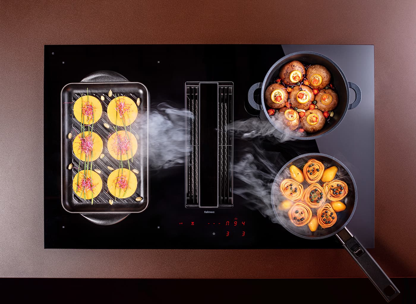 КОТЛОН С ВГРАДЕН АБСОРБАТОР FALMEC ZERO 84