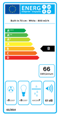 АСПИРАТОР FALMEC GRUPPO INCASSO MURANO 70 WHITE thumbnail 2