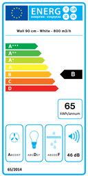 АСПИРАТОР FALMEC LUMINA NRS 90 WHITE thumbnail 3
