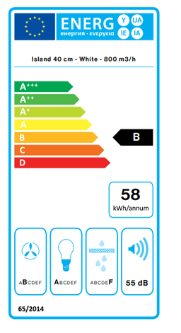 АСПИРАТОР FALMEC MIRA 40 WHITE ISLAND thumbnail 3