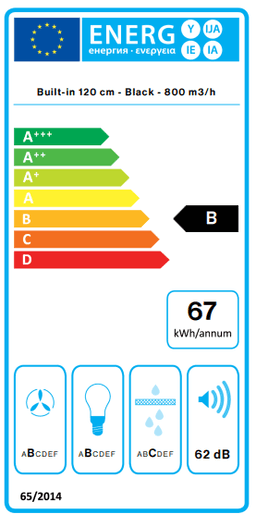 АСПИРАТОР FALMEC MOVE 120 BLACK thumbnail 4