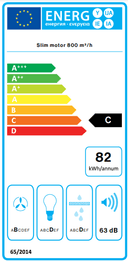 АСПИРАТОР FALMEC NUVOLA 140 INOX thumbnail 2