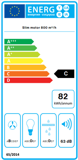 АСПИРАТОР FALMEC NUVOLA 140 INOX thumbnail 2