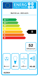 АСПИРАТОР FALMEC PLANE WALL 90 NRS thumbnail 2