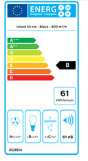 АСПИРАТОР FALMEC POLAR BLACK ISLAND - Лоша опаковка, в стреч фолио thumbnail 5