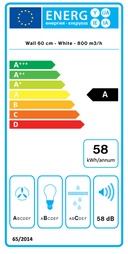 АСПИРАТОР FALMEC QUASAR 60 WHITE thumbnail 2