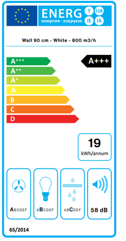 АСПИРАТОР FALMEC QUASAR 90 WHITE GREEN TECH thumbnail 2