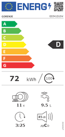СЪДОМИЯЛНА GORENJE GS541D10W thumbnail 5
