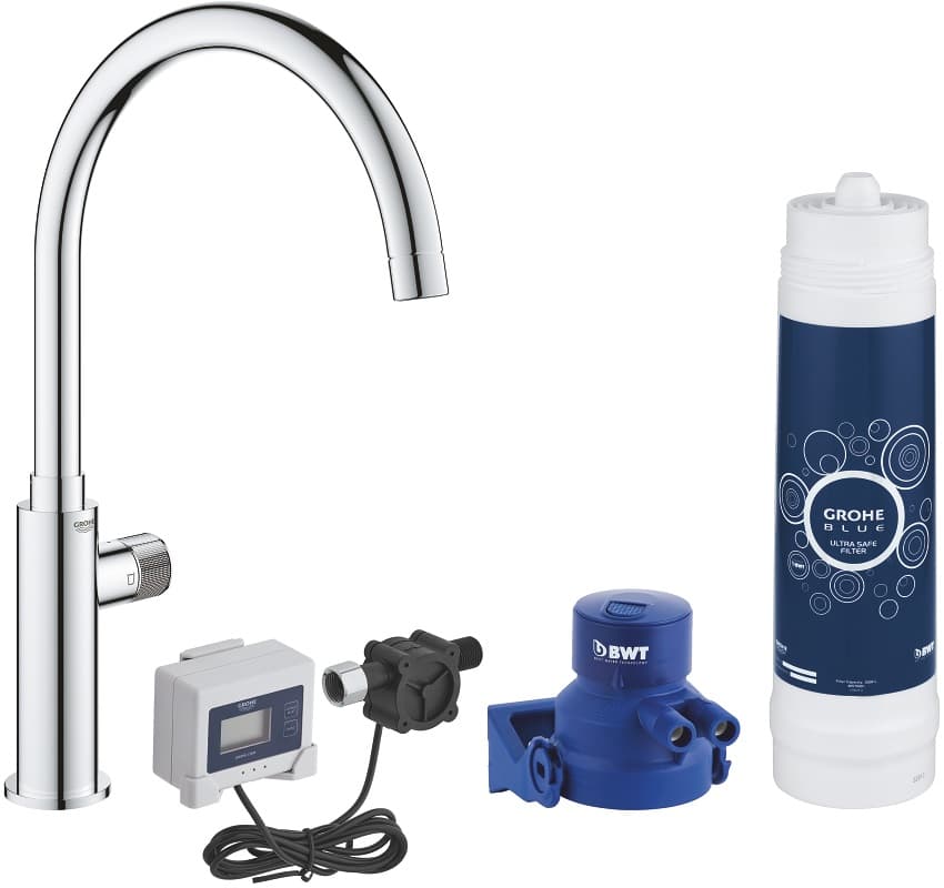 СМЕСИТЕЛ GROHE BLUE PURE MONO 30388000