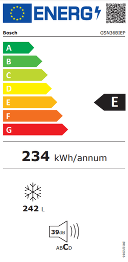 ФРИЗЕР BOSCH GSN36BIEP thumbnail 5