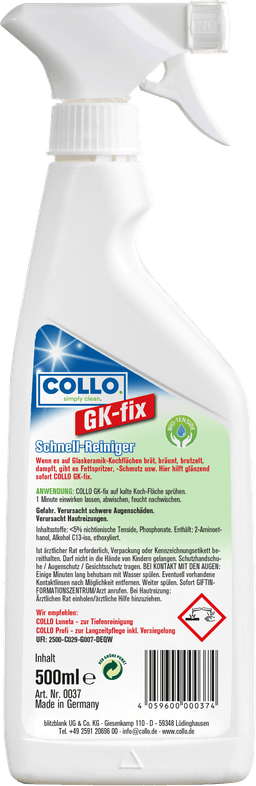 ПРЕПАРАТ COLLO GK Fix ЗА СТЪКЛОКЕРАМИЧНИ И ИНДУКЦИОННИ КОТЛОНИ thumbnail 2