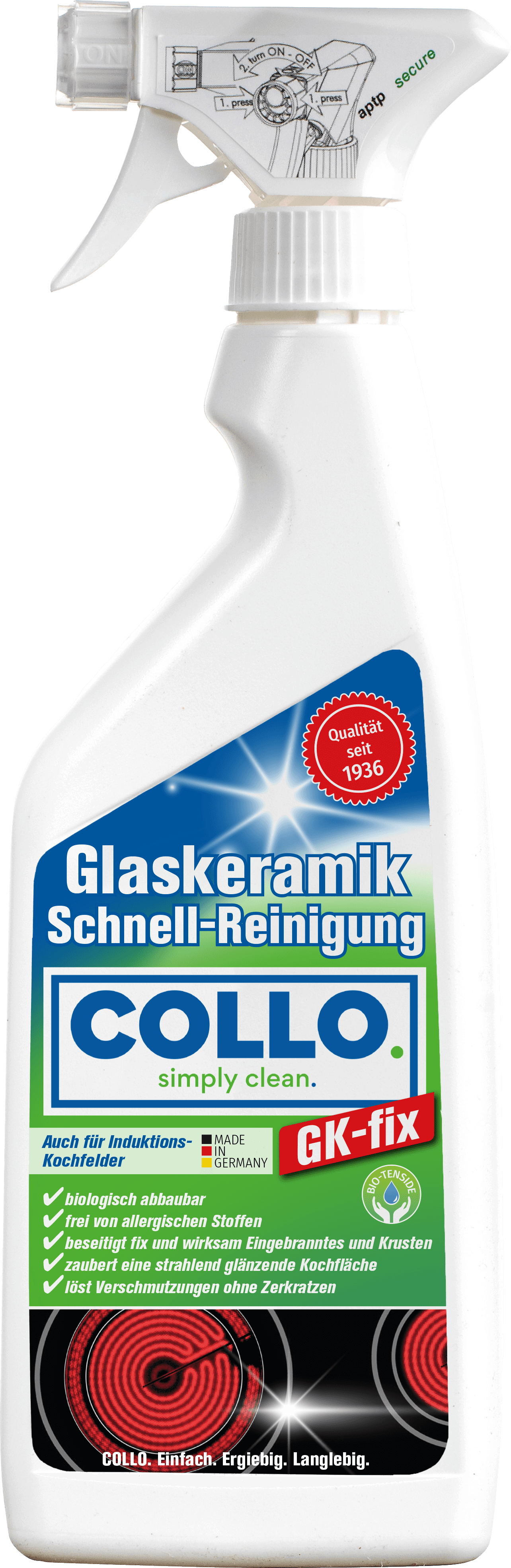 ПРЕПАРАТ COLLO GK Fix ЗА СТЪКЛОКЕРАМИЧНИ И ИНДУКЦИОННИ КОТЛОНИ