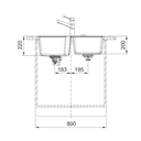 МИВКА FRANKE INSET UBG 620-78 3 1/2“ WWK ND WRO BM IT thumbnail 2