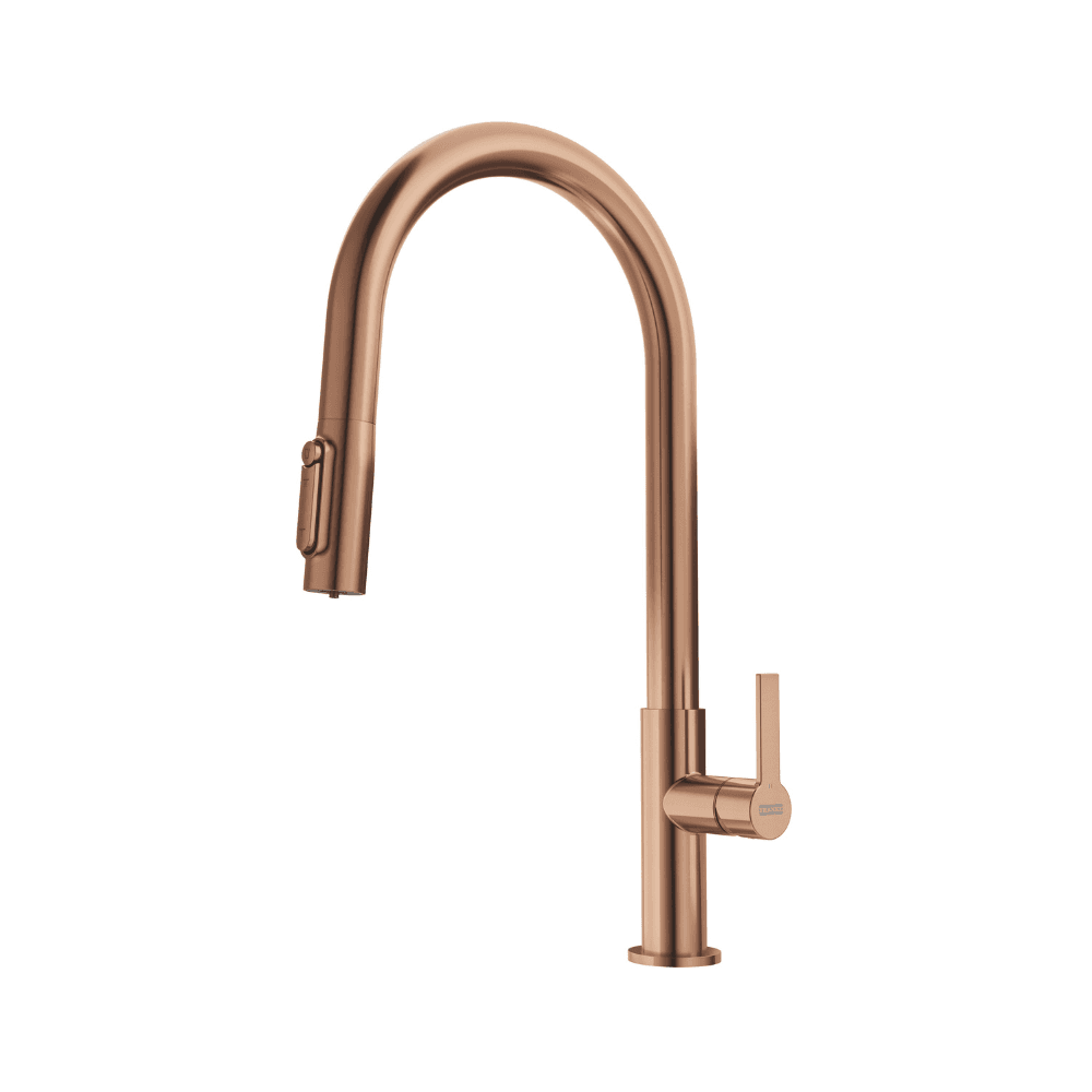 СМЕСИТЕЛ FRANKE Maris Slim Clear Water J PVD pull down CO