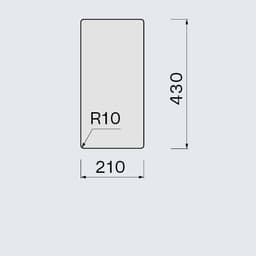 МИВКА FALMEC Como 18 (22x44) над плот / равен thumbnail 4
