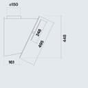 АСПИРАТОР FALMEC VERSO 55 GRAY thumbnail 3