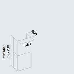 АСПИРАТОР FALMEC VERSO 55 GRAY thumbnail 5