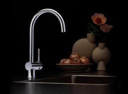 СМЕСИТЕЛ FALMEC EASY ROUND MATT BLACK thumbnail 2