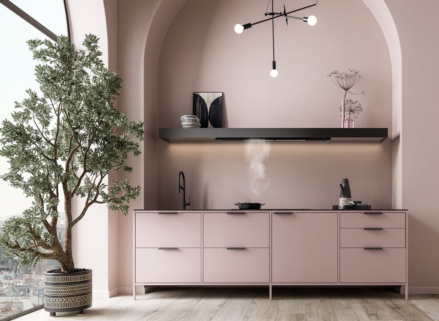 АСПИРАТОР FALMEC SHELF 120 BLACK