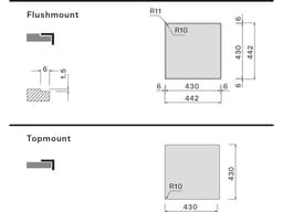 МИВКА FALMEC Garda 40 (44x51) inox thumbnail 2