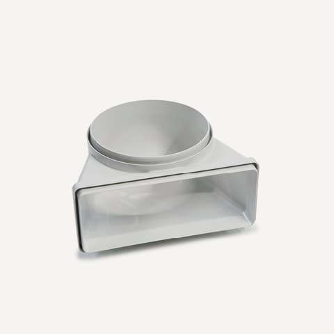 КОЛЯНО КРЪГЛО КЪМ КВАДРАТНО Ø 150 - 220 х 90