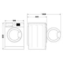 ПЕРАЛНЯ СЪС СУШИЛНЯ INDESIT BDE 86436 WSV EE thumbnail 5