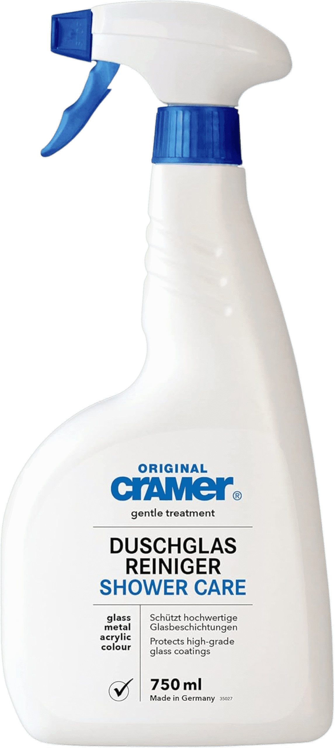 Препарат CRAMER - Duschglas Reiniger за стъклени душ кабини или паравани