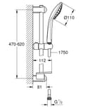 ДУШ ГАРНИТУРА EUPHORIA 110 MASSAGE thumbnail 5