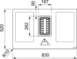 КОТЛОН С ВГРАДЕН АБСОРБАТОР FRANKE FMA 839 HI thumbnail 8