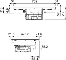КОТЛОН С ВГРАДЕН АБСОРБАТОР FRANKE FMA 839 HI thumbnail 7