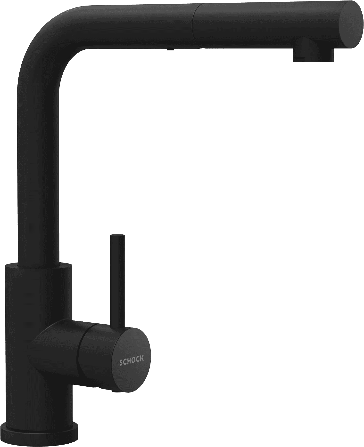 СМЕСИТЕЛ SCHOCK Kantus Pull-out Black