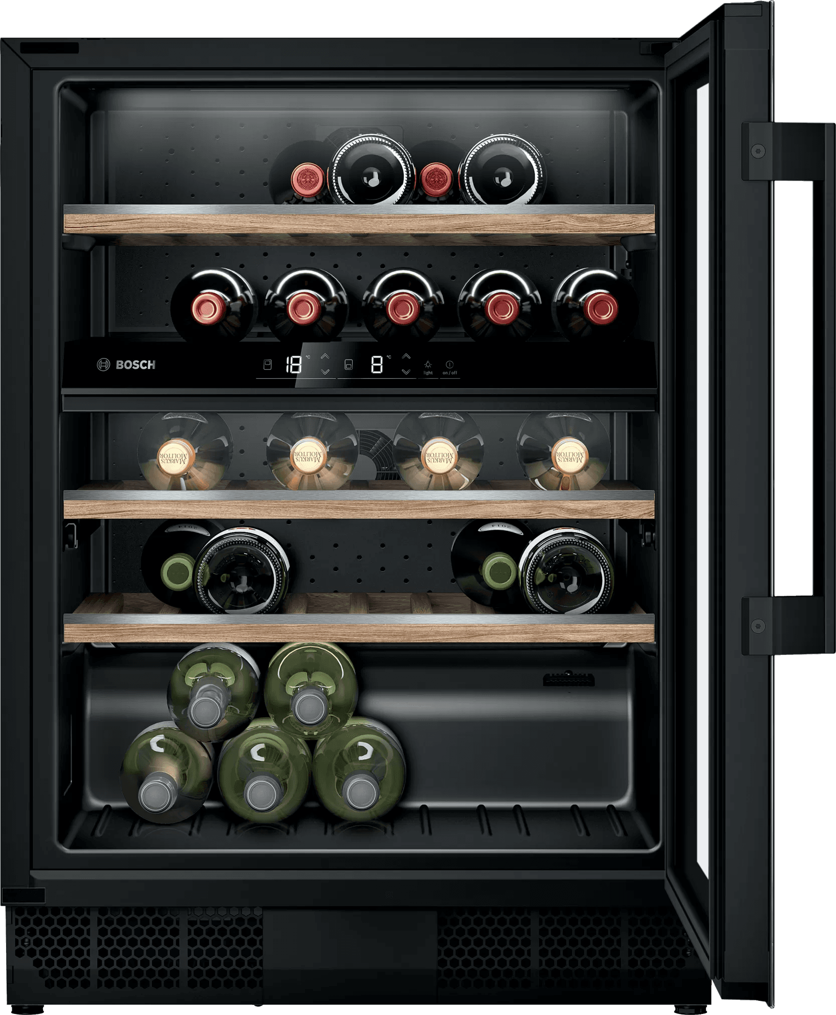 ВИНООХЛАДИТЕЛ BOSCH KUW21AHG0