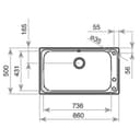 МИВКА TEKA BIGBOWL 86 1C (Bahia Plus) thumbnail 3