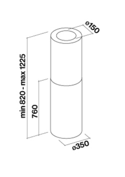 АСПИРАТОР FALMEC POLAR EVO INOX - ISLAND thumbnail 2