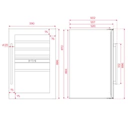 Охладител за вино TEKA Sommelier RVI 20046 GBK thumbnail 7