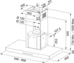 АСПИРАТОР FRANKE FCR 925 TC BK XS NG thumbnail 3