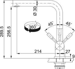 СМЕСИТЕЛ FRANKE ATLAS CLEAR thumbnail 5