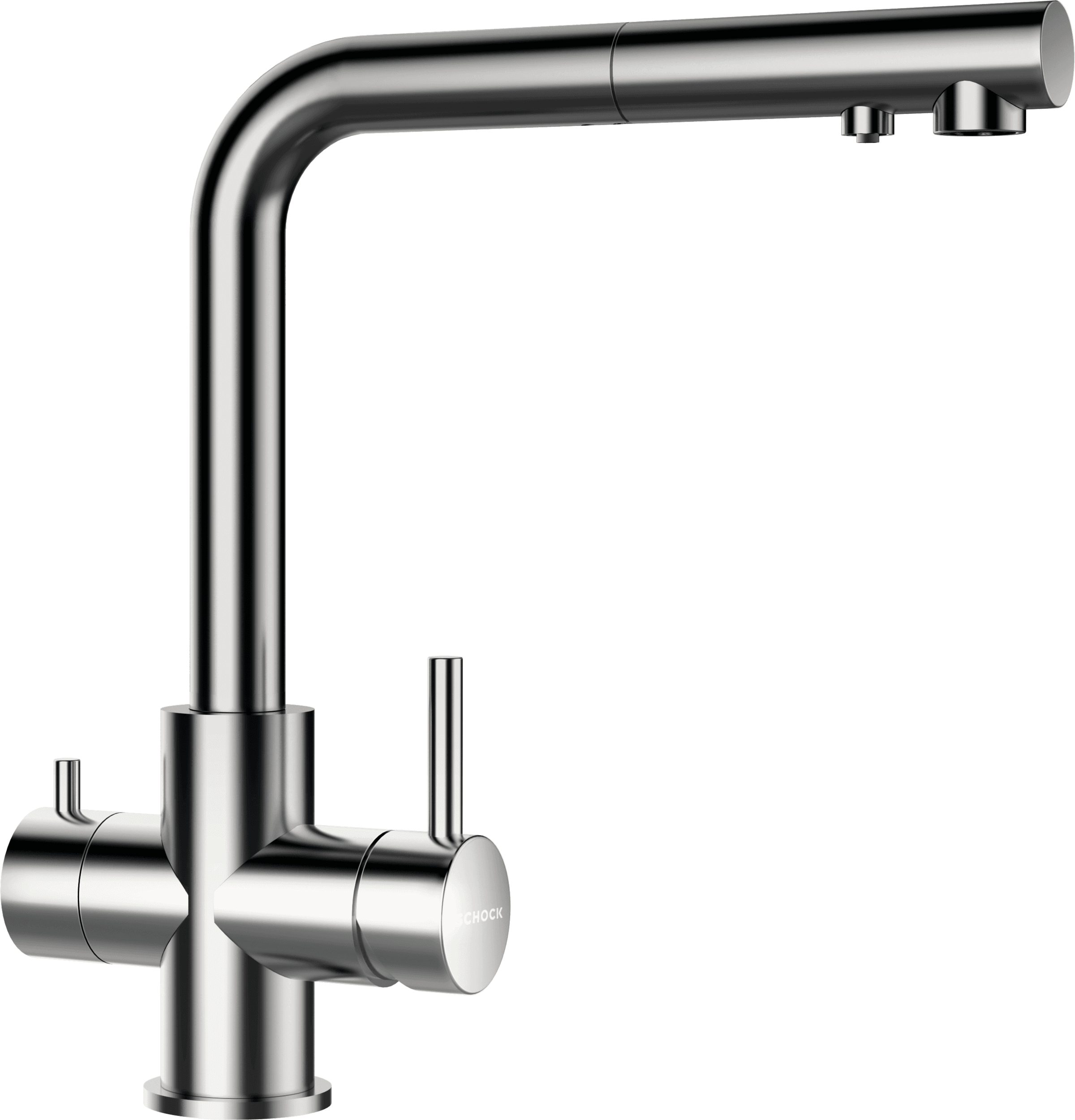 СМЕСИТЕЛ SCHOCK Vitus Pull-out Inox