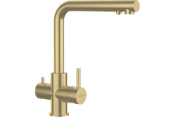 СМЕСИТЕЛ SCHOCK Vitus Pull Out White Gold thumbnail 1