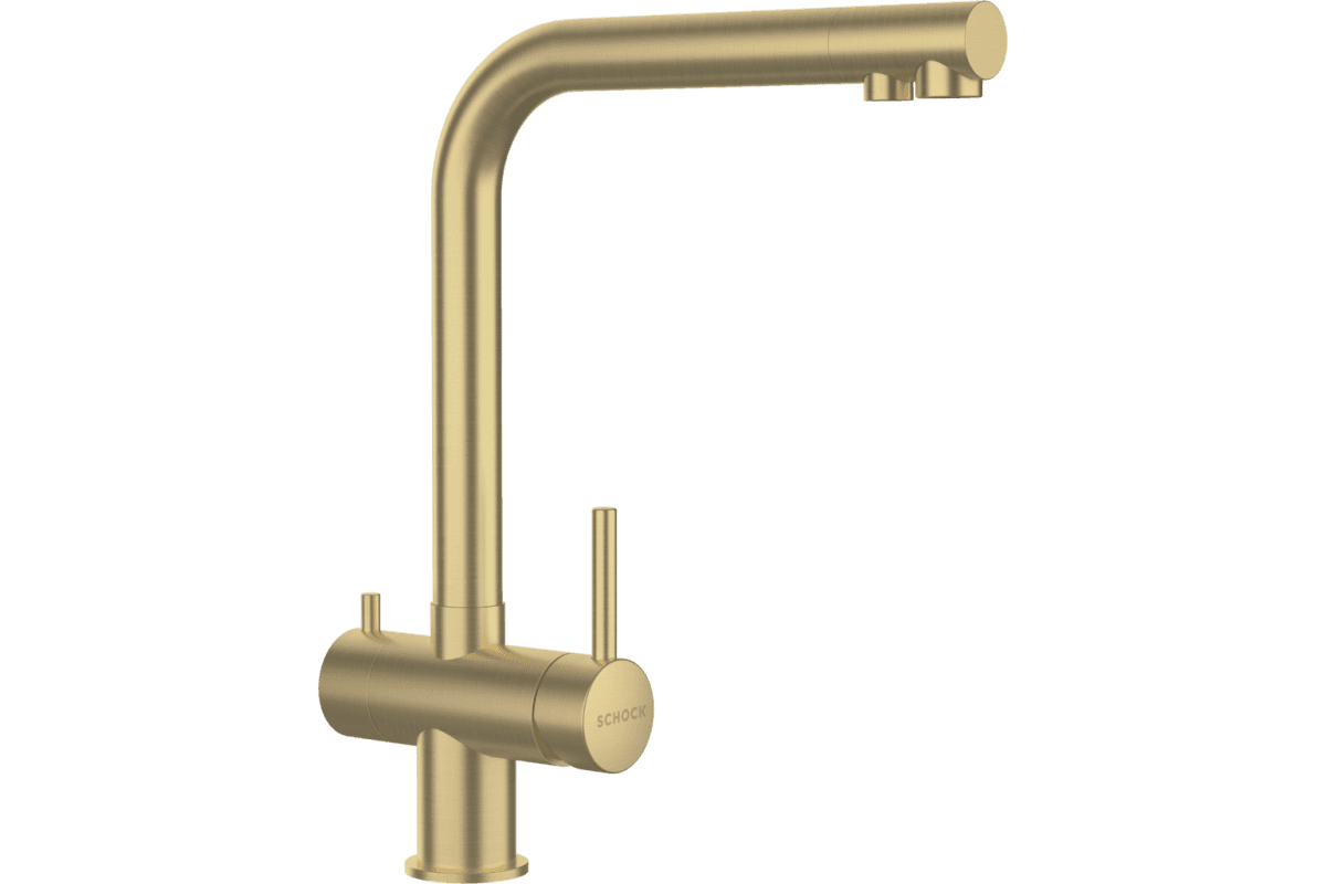 СМЕСИТЕЛ SCHOCK Vitus Fix White Gold