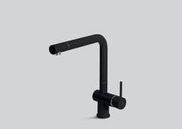 СМЕСИТЕЛ ISEO CORNER BLACK PULL-OUT thumbnail 2