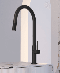 СМЕСИТЕЛ SCHOCK TALIA PULL OUT BLACK thumbnail 2