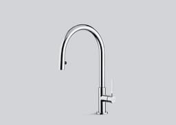 СМЕСИТЕЛ FALMEC TREVI ROUND PULLOUT CHROME thumbnail 2